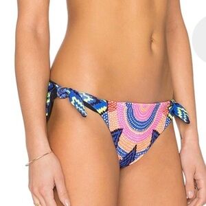 mara hoffman bikini bottom Star basket navy Size Xs Originally $122 cheeky